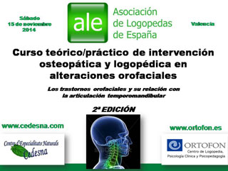 Curso intervención osteopática y logopédica en alteraciones orofaciales