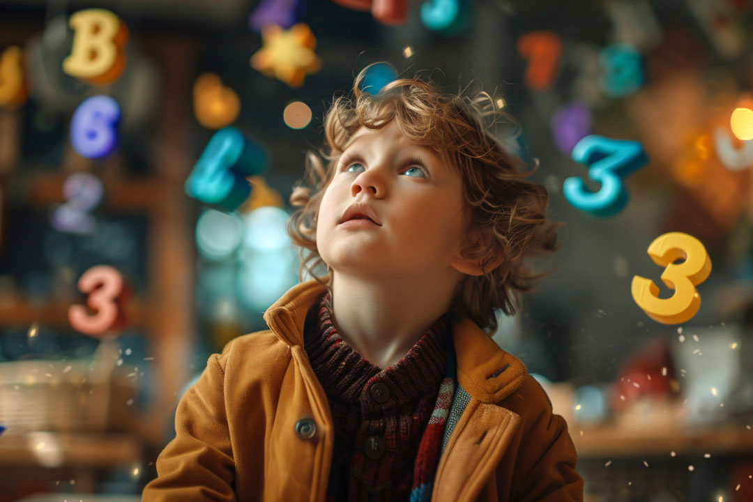 Discalculia, rompecabezas numérico