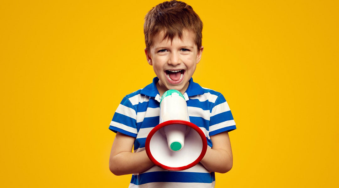 Disfonia infantil, gritar