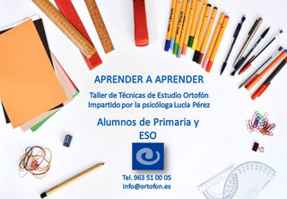 Taller de Técnicas de Estudio “Aprender a aprender”